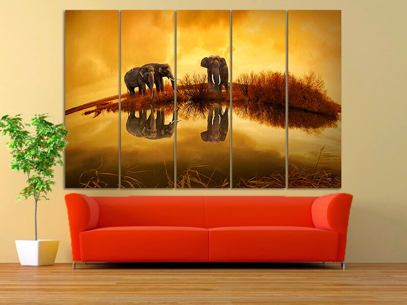 Elephant art Elephant canvas Elephant wall art Elephant poster Elephant print Elephant photo Elephant wall decor Elephant wall decor