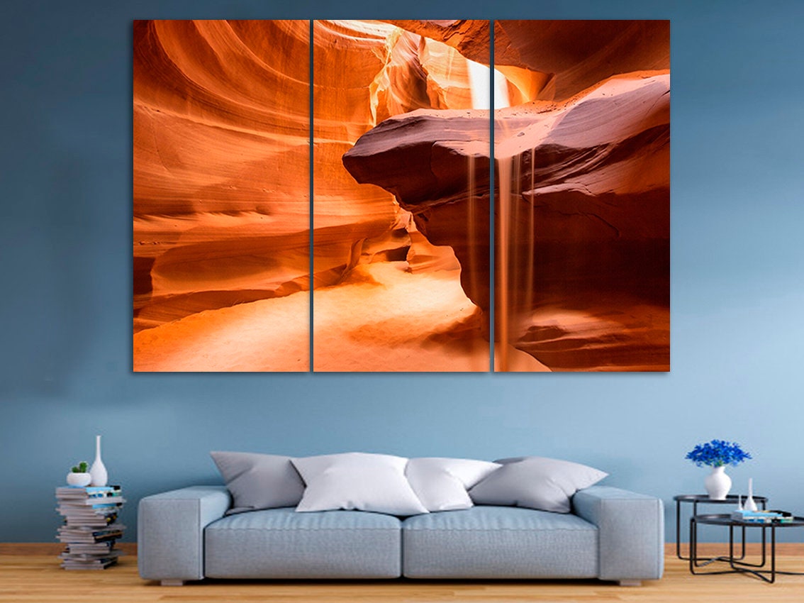 Large Canyon Antelope Canvas Wall Art Antelope Canyon Print - Etsy