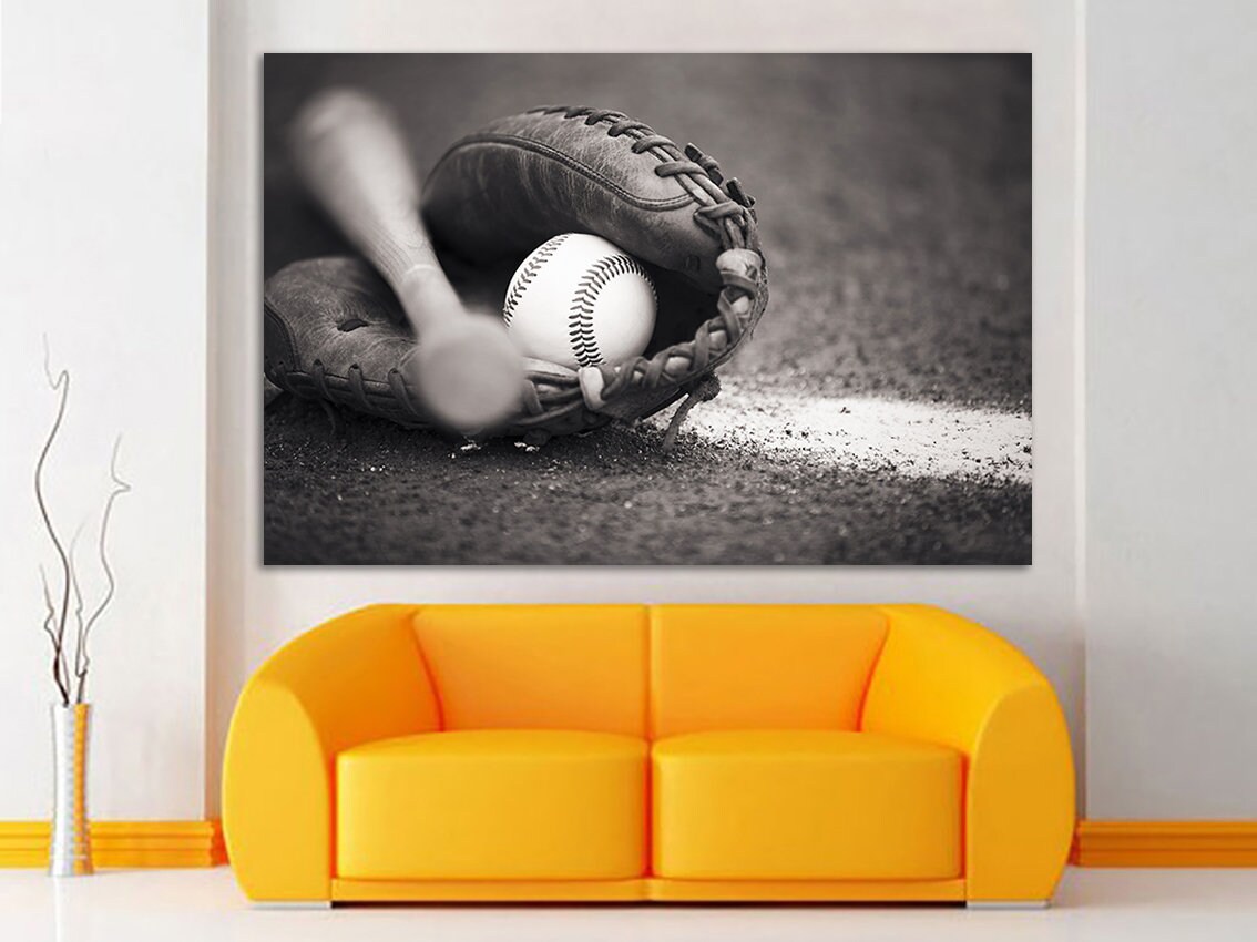 Baseball art Baseball wall art Baseball decor Baseball wall Etsy