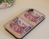 Vintage Pyrex Original Artwork Cinderella Negative Bamboo phone Case For Iphone And Samsung