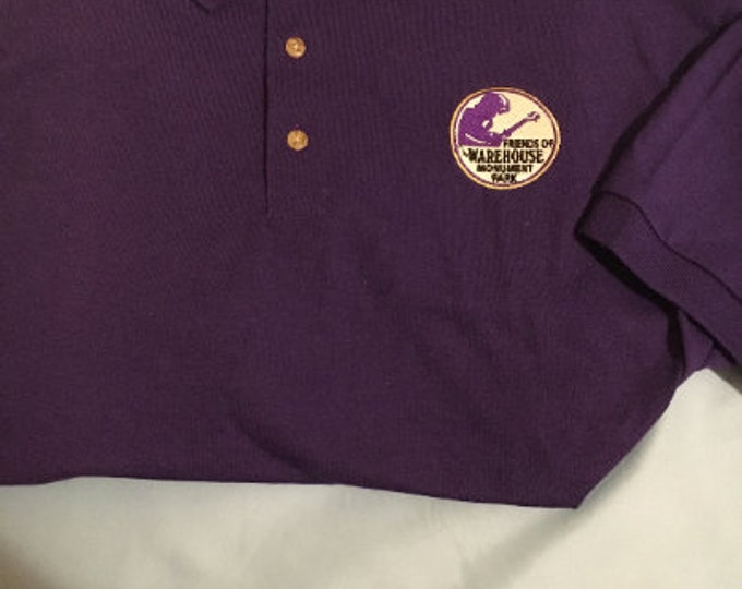 Purple Unisex Polo Shirt - Warehouse Monument Park