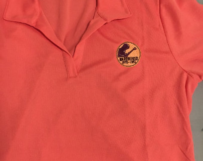 Women's Pink Polo Shirt - Warehouse 1970 - 1982      M - 2X