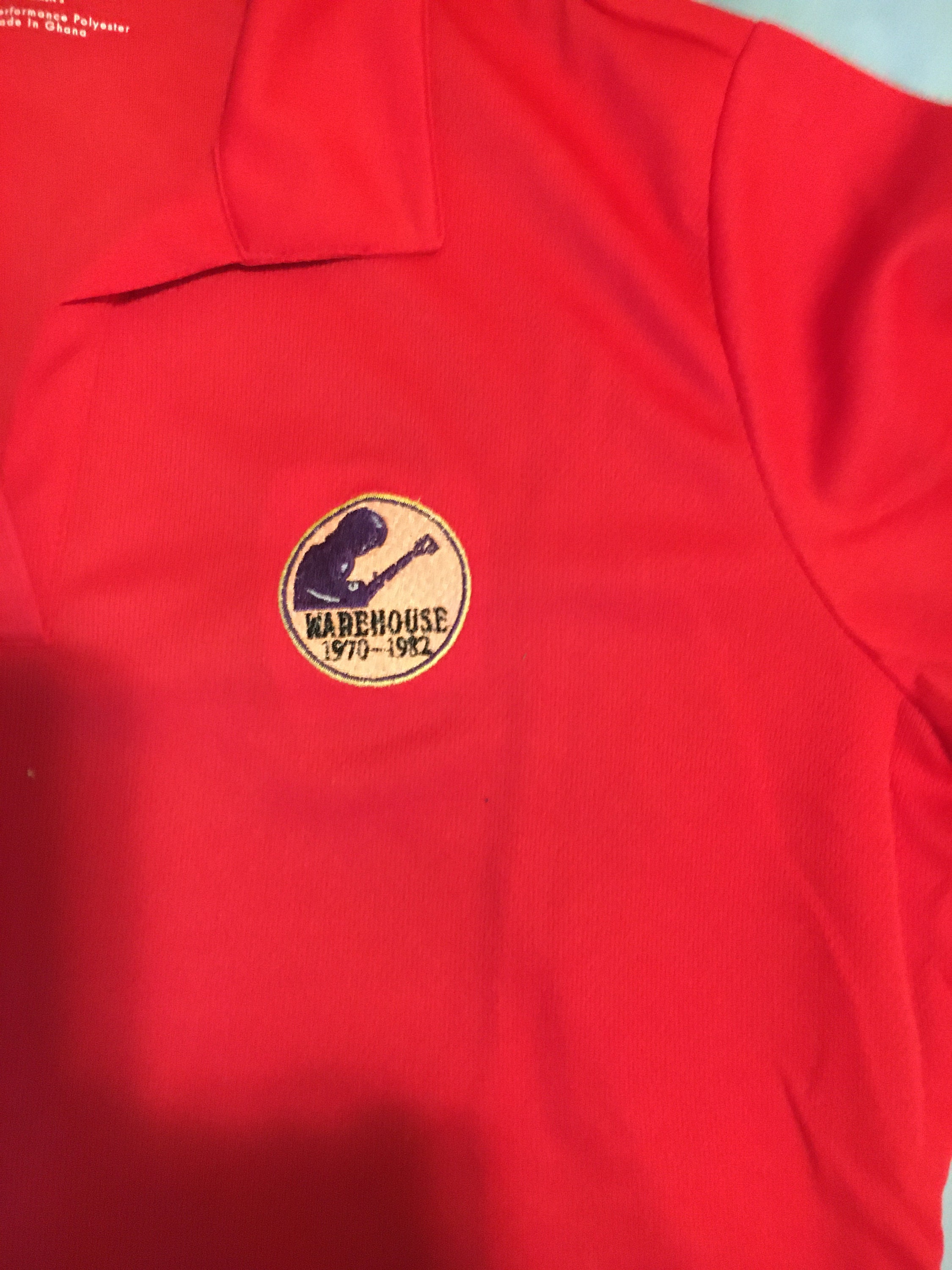 Women's Red Polo Shirt - Warehouse 1970 - 1982 M - 2X