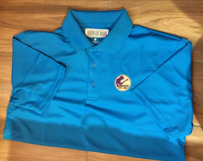 Men's Royal Blue Unisex Polo Shirt - Warehouse 1970 - 1982   L - 3XL