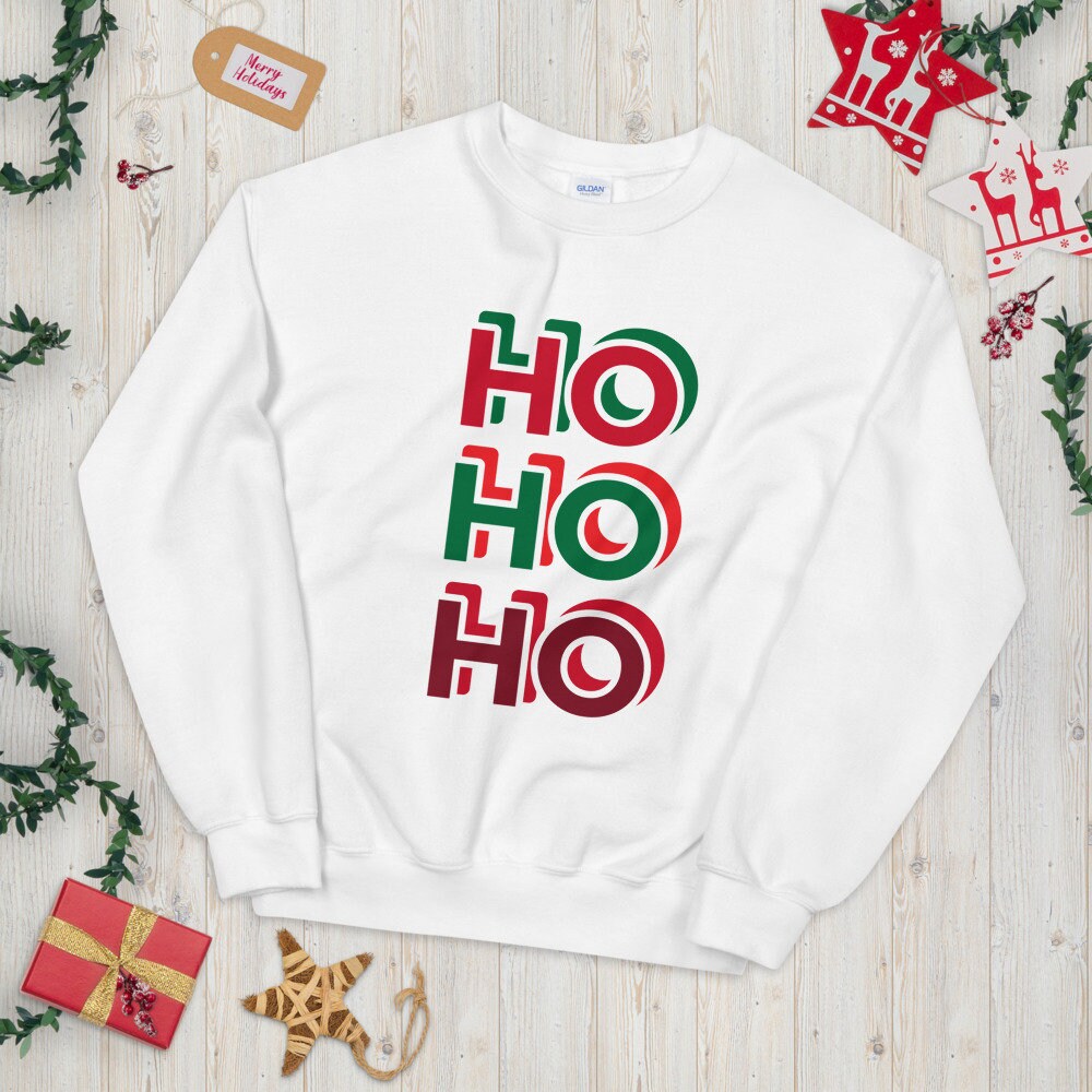ho ho ho christmas sweatshirt