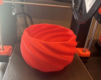 Organischer starrer gewellter 3D gedruckter Pflanzer