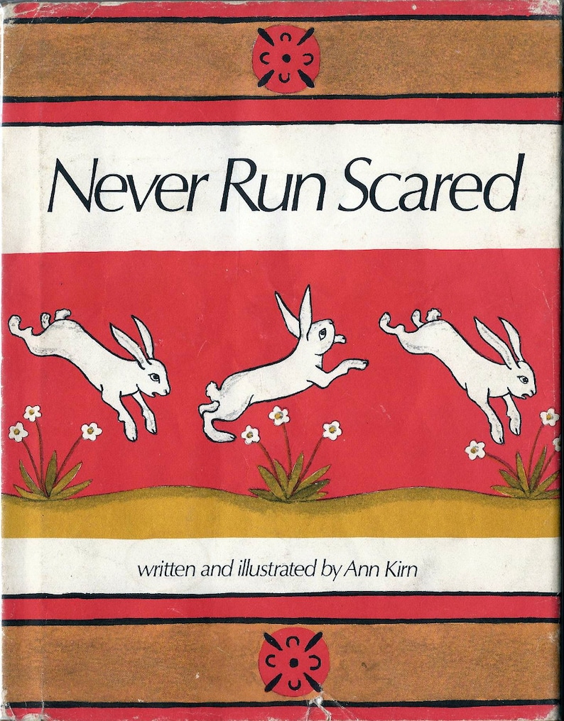 Scared Anne Never Run Scared, Ann Kirn, 1974 First Edition, Illustrated Folk Tale ...