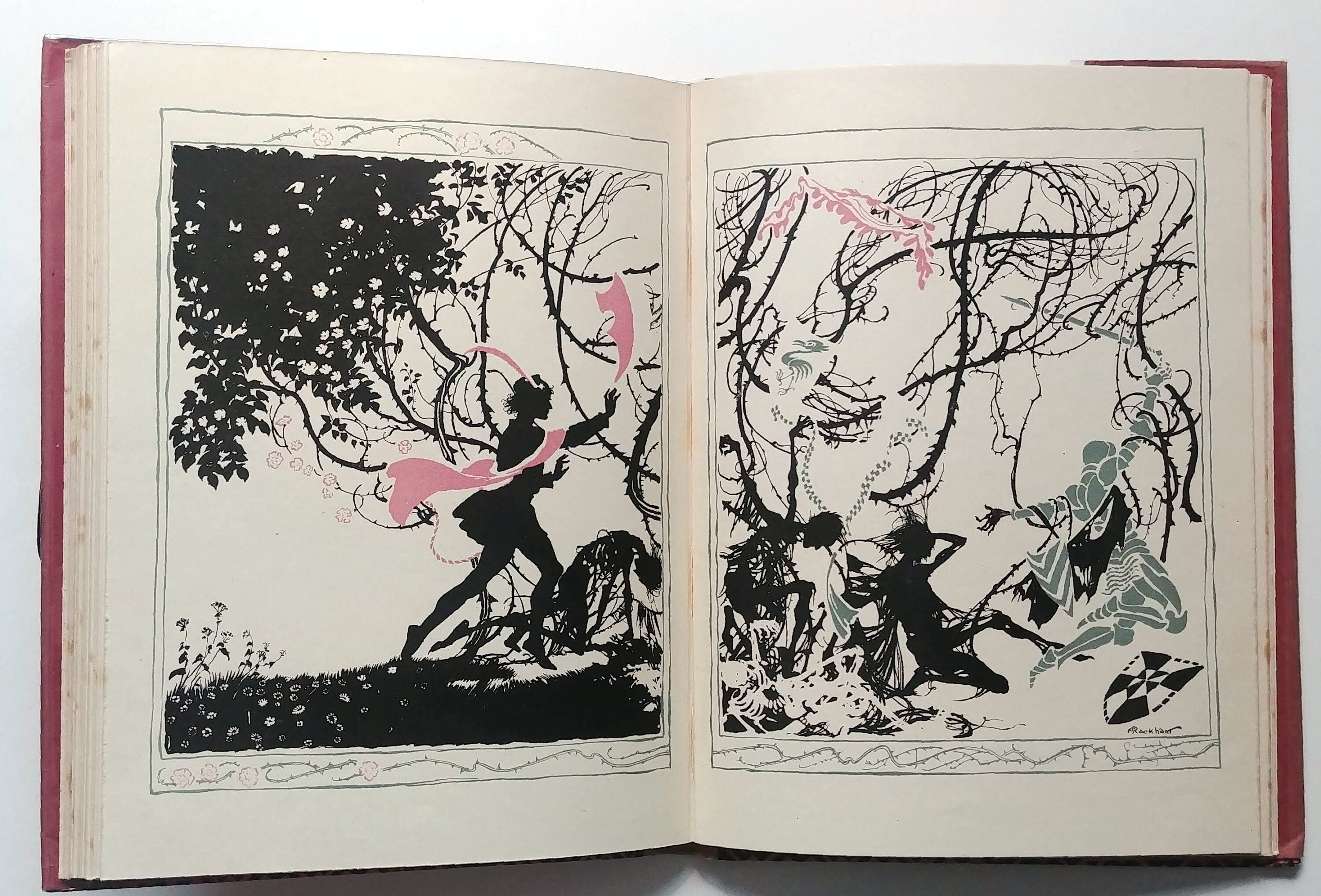 アーサー・ラッカムによるイラストの『眠れる森の美女』 1920年 初版