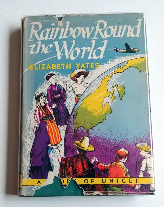 Elizabeth Yates Rainbow Round The World Betty Alden 1954 Etsy