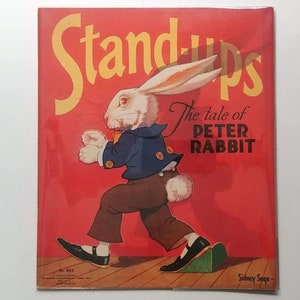 TALE of PETER RABBIT Stand-Ups, after Beatrix Potter, 1934