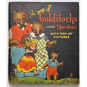 POP-UP GOLDILOCKS and the Three Bears, 1934, Harold B Lentz