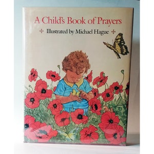 LIBRO DE ORACIONES PARA NIÑOS, Michael Hague, Primera edición con sobrecubierta, 1985
