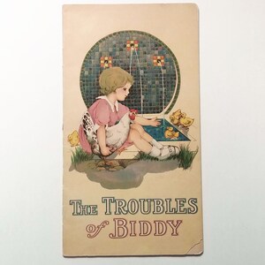 Margaret Evans Price TROUBLES OF BIDDY, 1917, Stecher Lithography