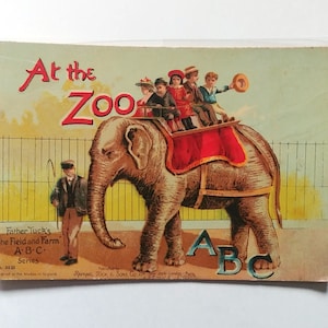 IM ZOO ABC Vater Tuck es Field and Farm A B C um 1890
