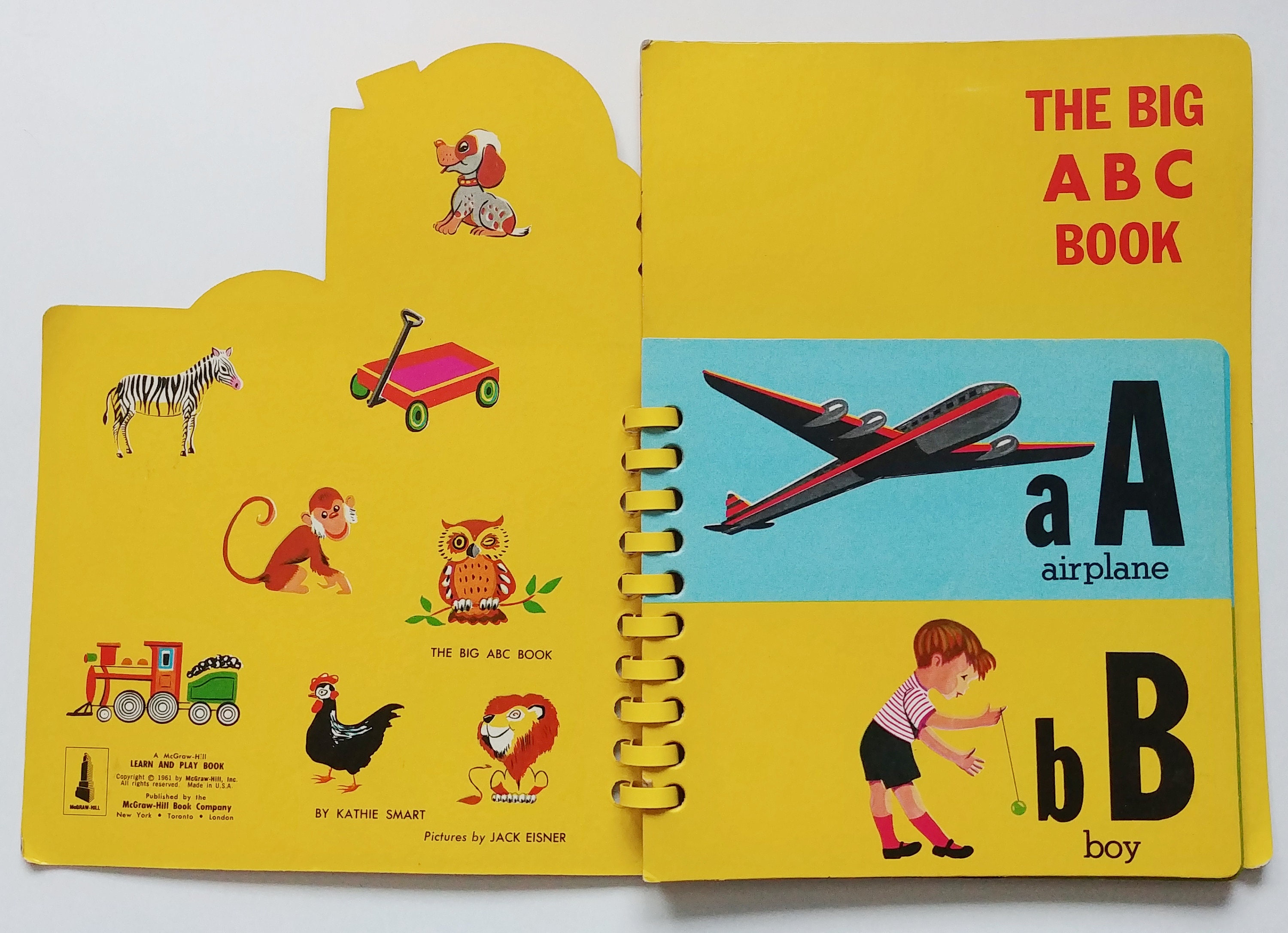 BIG ABC BOOK, Kathie Smart, Shape Book, 1961, 2nd Printing - Etsy