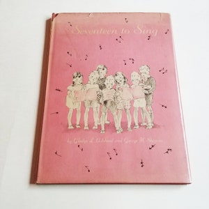 SEVENTEEN to SING, 1946, First Edition in dust jacket, music, holidays, Halloween, Christmas