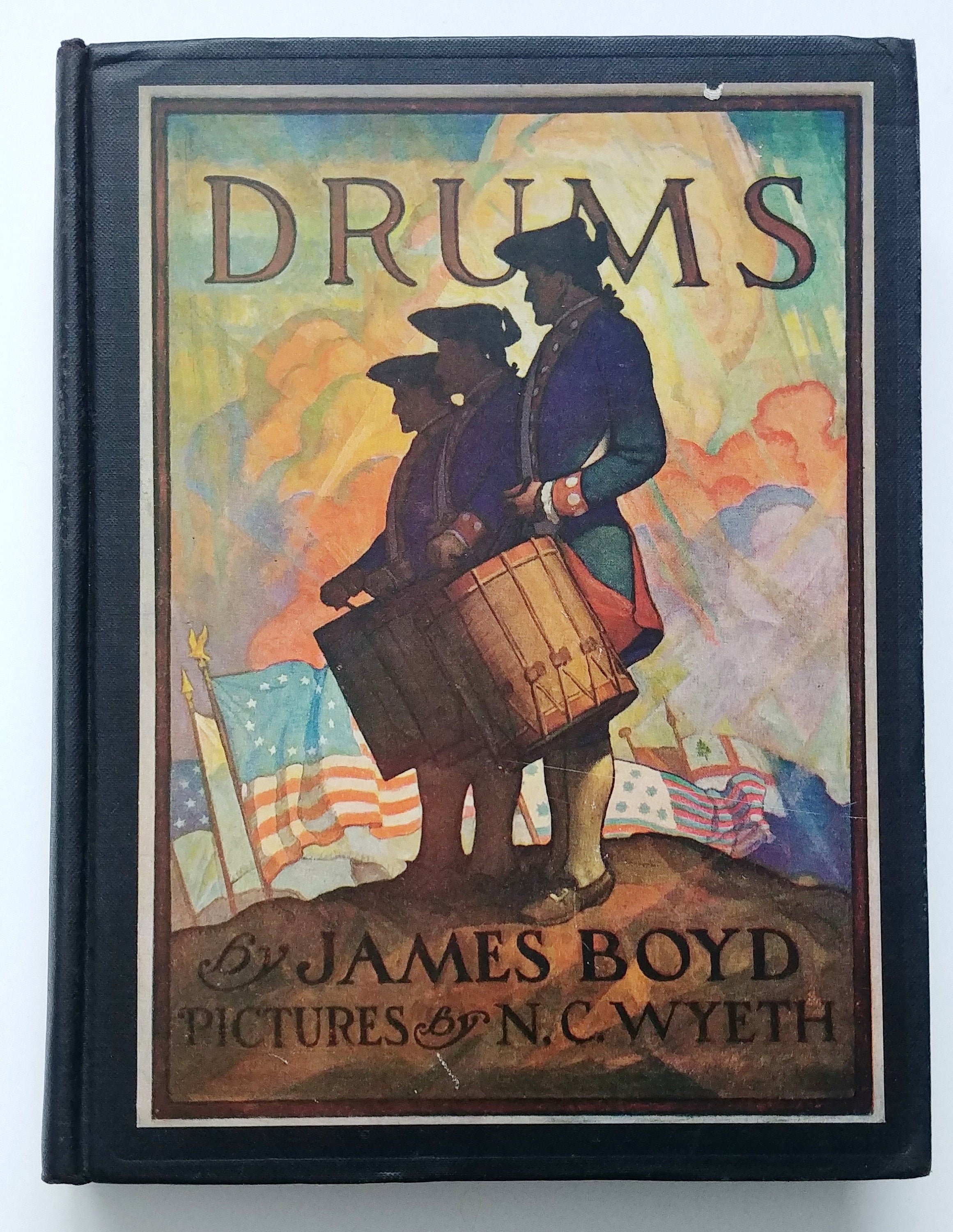 DRUMS, N C Wyeth & James Boyd, Early Printing, 1928, Brandywine Artist