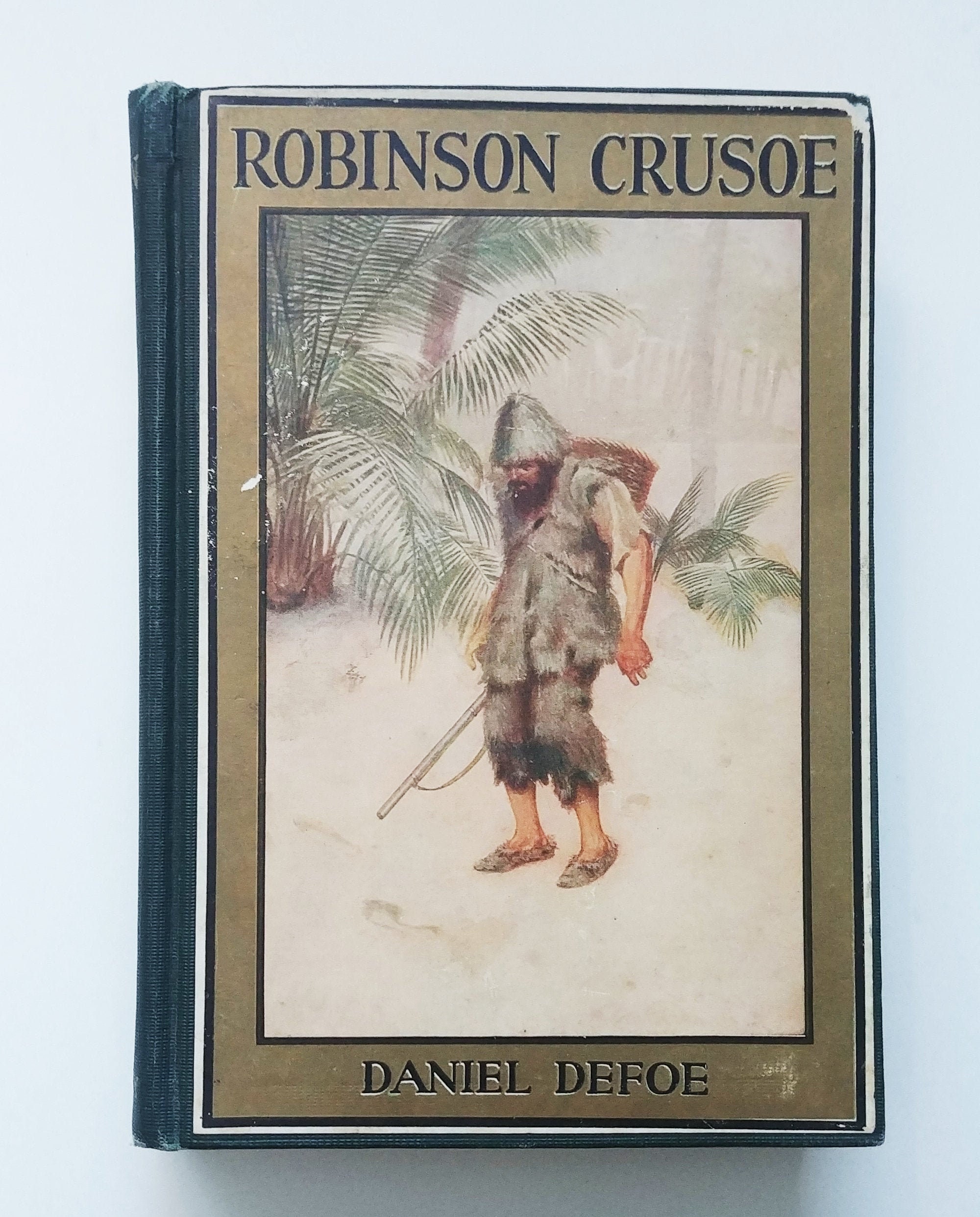 ROBINSON CRUSOE by Daniel Defoe, Illustrated Edition Circa 1920 - Etsy