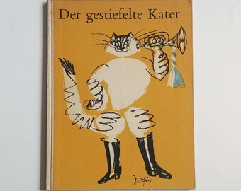 Der Gestiefelte Kater, o EL GATO CON BOTAS 1957, Hans Fischer, Charles Perrault