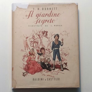 SECRET GARDEN in Italian, Il Giardino Segreto, Libico Maraja, circa 1948, scarce