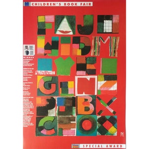 Siete carteles de la Feria del libro infantil de Bolonia de 1998