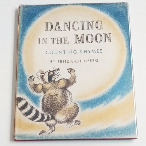 DANCING in the MOON, Fritz Eichenberg, counting book, 1st Edition shops in dust jacket, 1955, Scarce