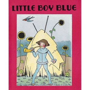 LITTLE BOY BLUE Lois Lenski 1941 rare booklet of Mother Goose rhymes, advertising Woburn Five Cents Saving Bank