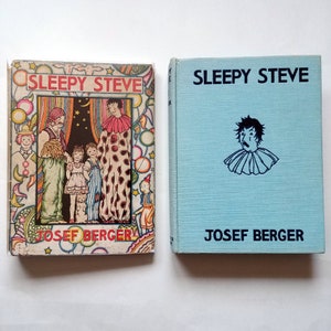 SLEEPY STEVE, Josef Berger, Dorothy Gay Thomas, Circus, Clowns, 1st Edition in dust jacket, 1931