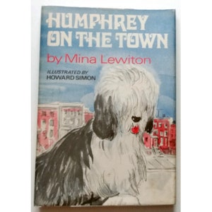 HUMPHREY on the TOWN, Mina Lewiton, 1971, première édition sous jaquette, English Sheepdog