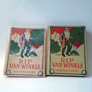 RIP VAN WINKLE, Washington Irving, Henry Altemus in stofomslag circa 1920