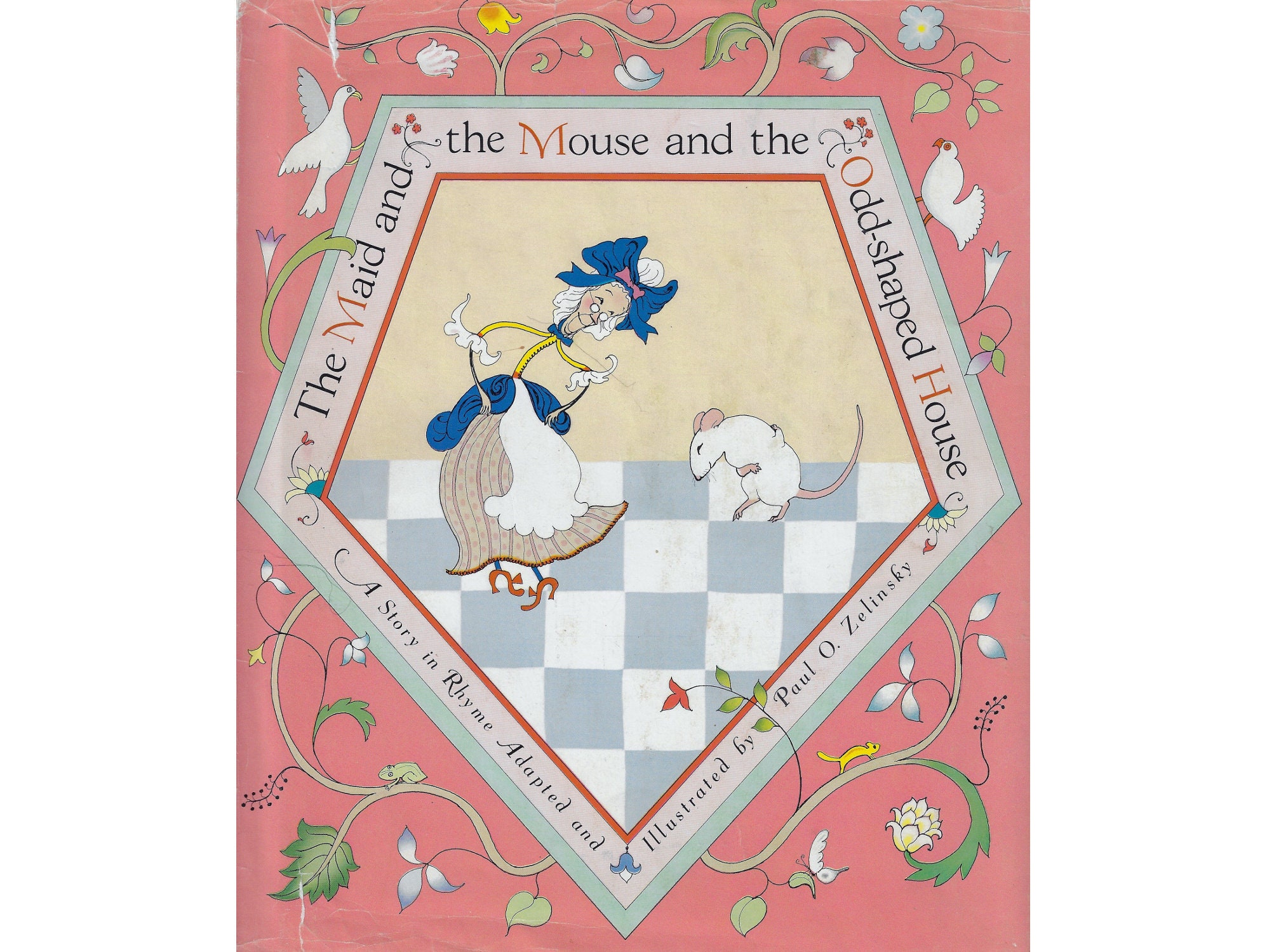 Signed Maid and the Mouse Book, Paul O Zelinsky, 1981 First