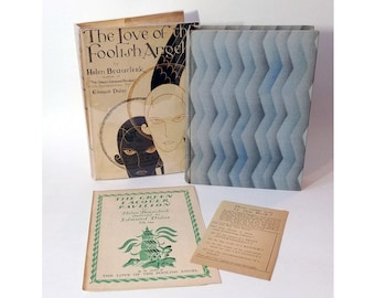 AMOR del ÁNGEL TONTO, Helen Beauclerk, Edmund Dulac, Primera edición con sobrecubierta, Raro