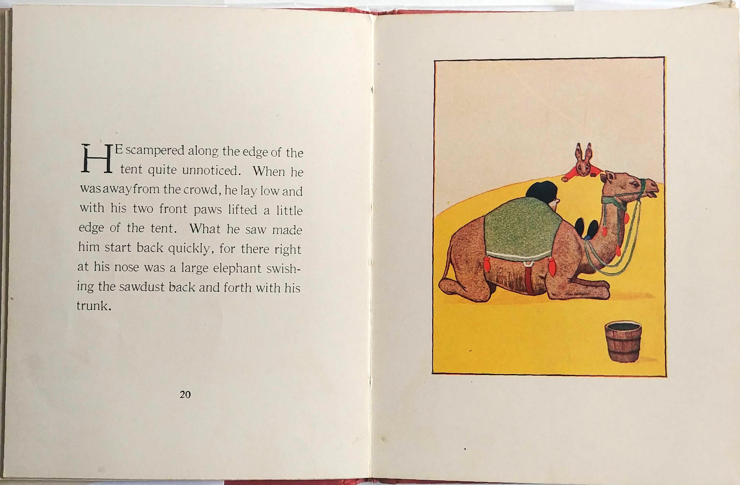PETER RABBIT at the CIRCUS, Alma Hudson, 1921 in Dust Jacket, Beatrix ...