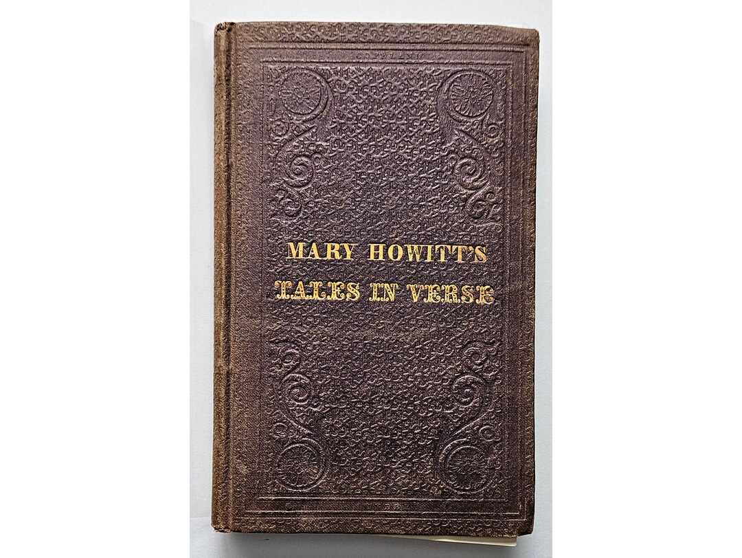 TALES IN VERSE by Mary Howitt, 1839, 1st American Edition - Etsy