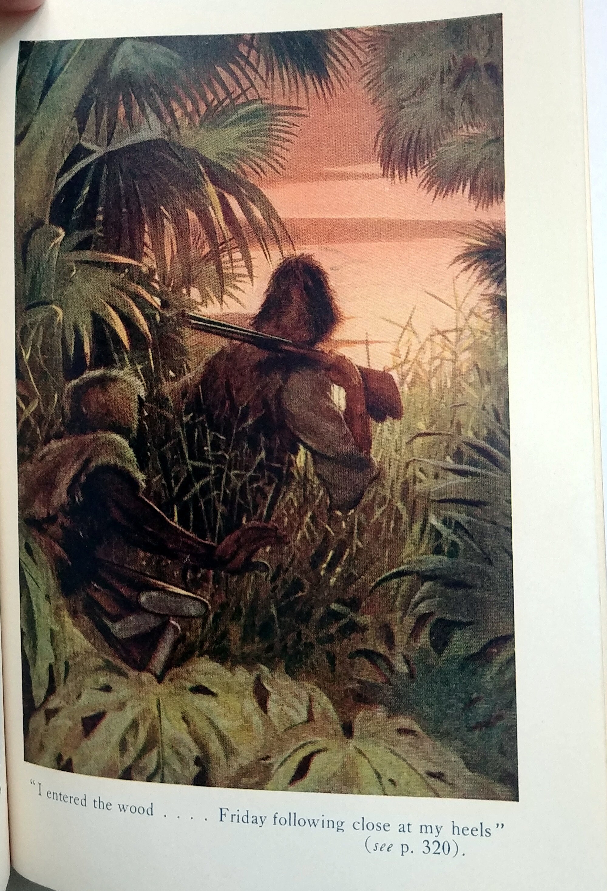 ROBINSON CRUSOE by Daniel Defoe, Illustrated Edition Circa 1920 - Etsy