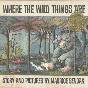 WHERE the WILD THINGS Are, Maurice Addak, Druck 1974, Caldecott Award