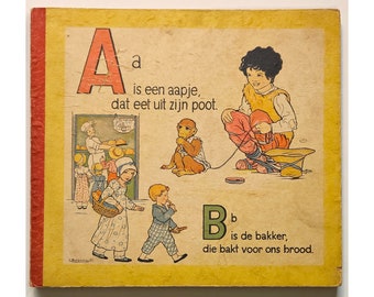 A ist EEN AAPJE A ist eine niederländische Sprache von Apple, Rie Cramer um 1947