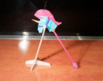 fortnite pick unicorn mass fluo rainbow pickaxe smash 3d printed - masse fluo fortnite
