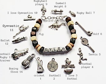PERSONALISED BRACELETS Adults,Child’s adjustable bracelet, U.K SELLER kids bracelets , boys bracelets, girls bracelets , characters bracelet