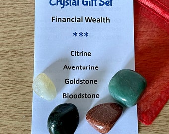 Crystal Gift Set for Financial Wealth