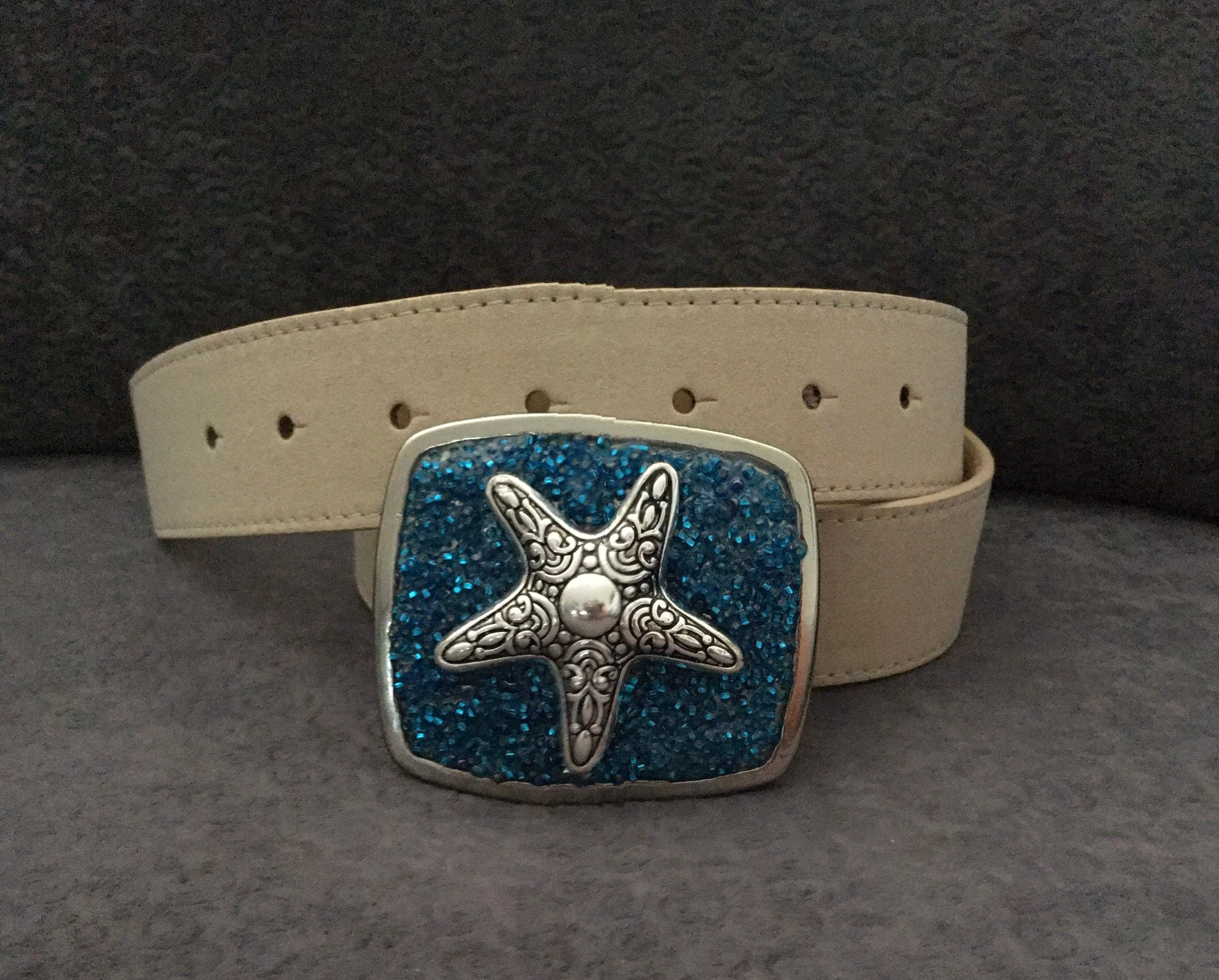 Beaded Belt Buckle Etsy