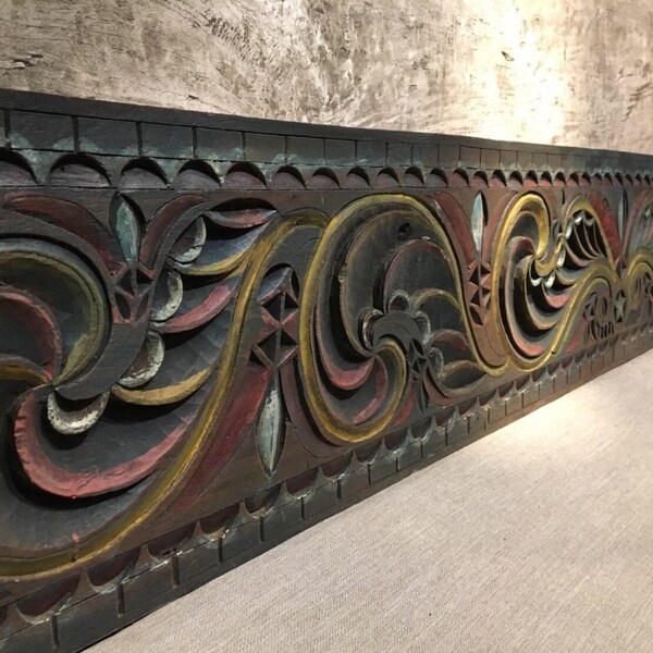 Antique Indonesian Teak Panel - Medura Indonesia / Home Decor / Antique Furniture / Antique Wall Panel / Interior Design / Imported