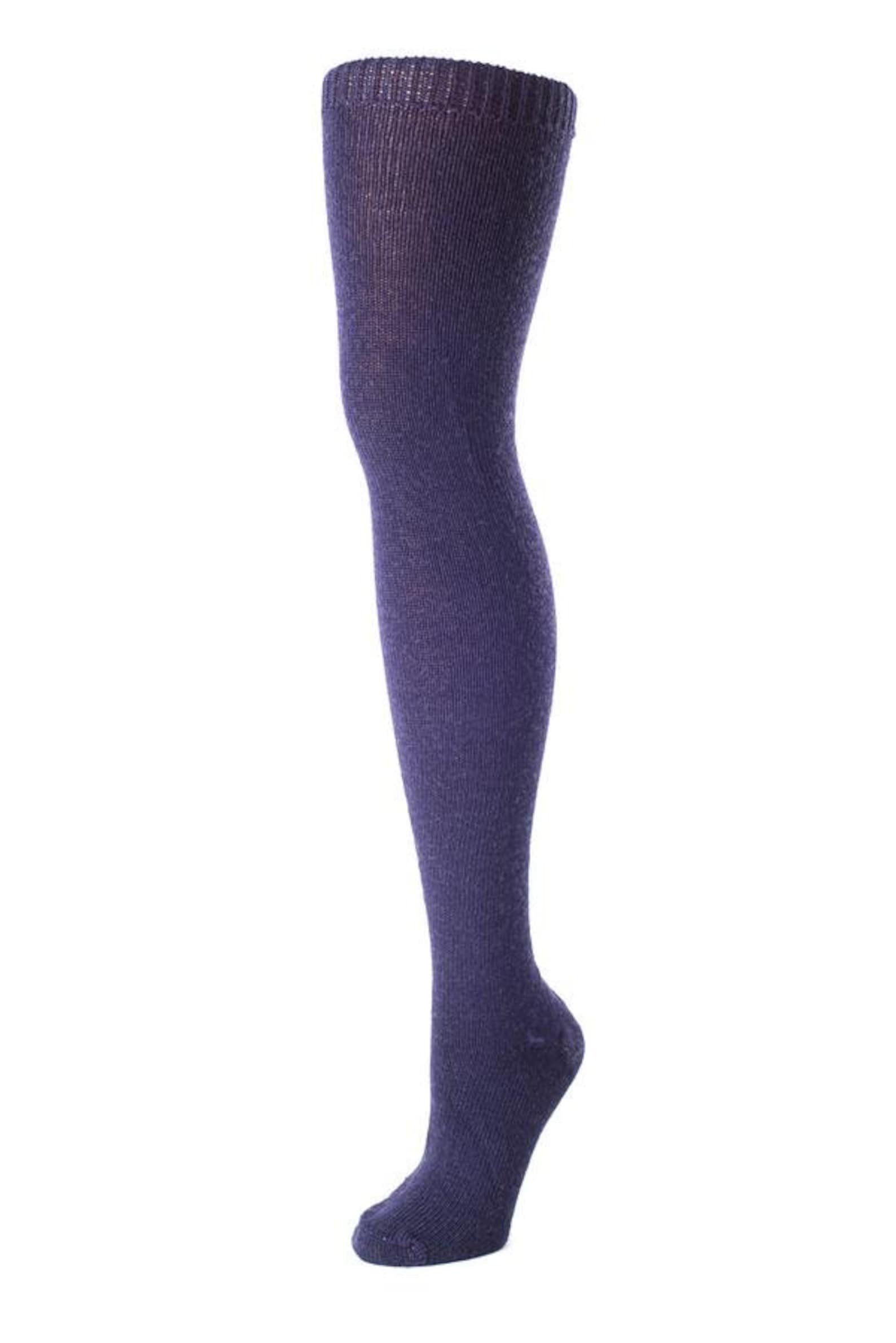 Merino Wool Stockings 100 Wool Thigh High Socks Etsy