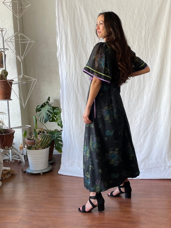 1970’s ribbon maxi dress - image 2