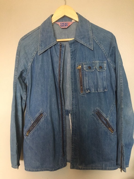 Vintage 1970’s faded glory denim jacket - Gem