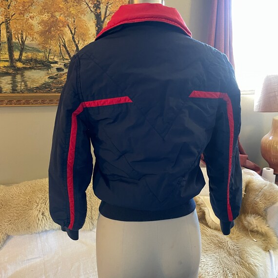 80’s puffy jacket in blue and red - image 2