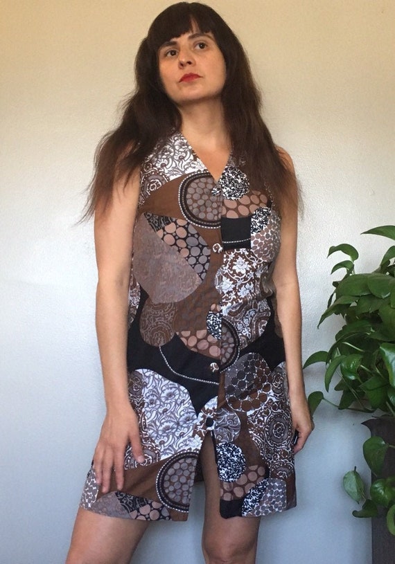 1960’s or 1970’s mini cotton psychedelic Hawaiian