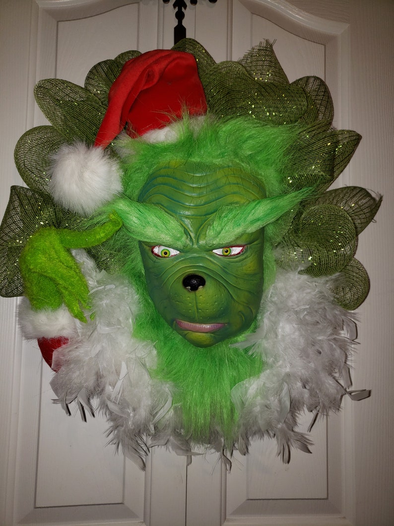 Grinch wreath | Etsy