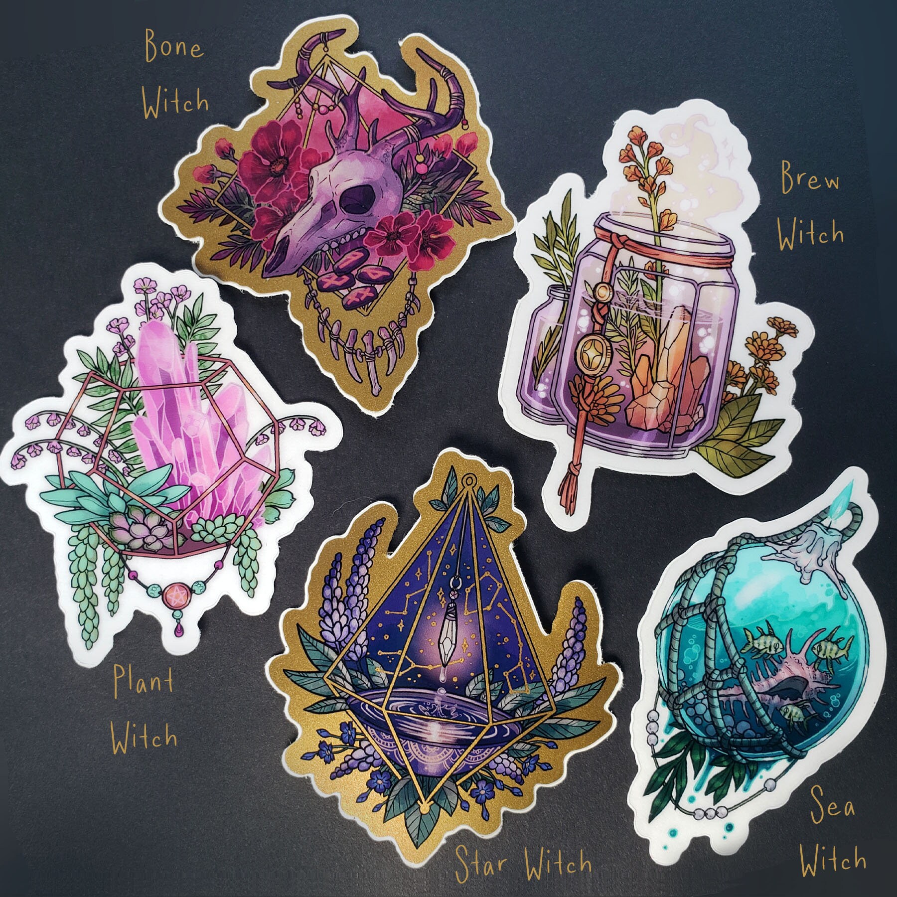 Witchy Stickers