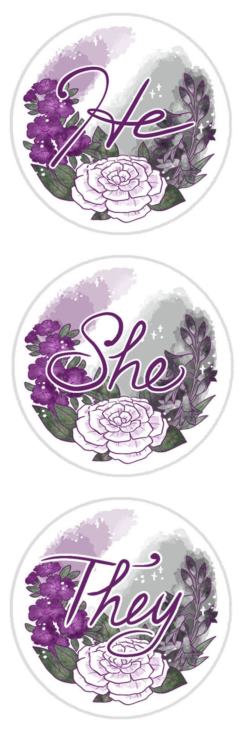 Identity Button Bouquets